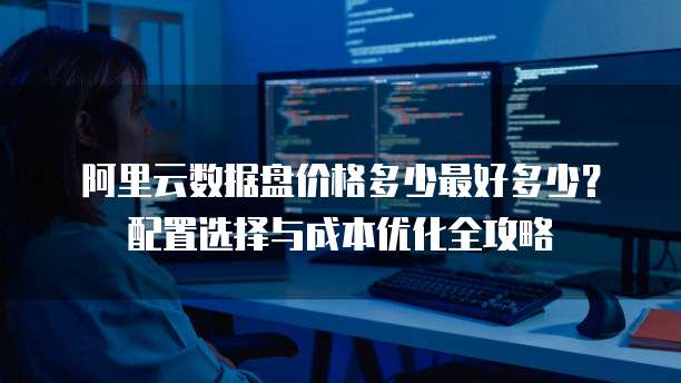 阿里云数据盘价格多少最好多少?配置选择与成本优化全攻略