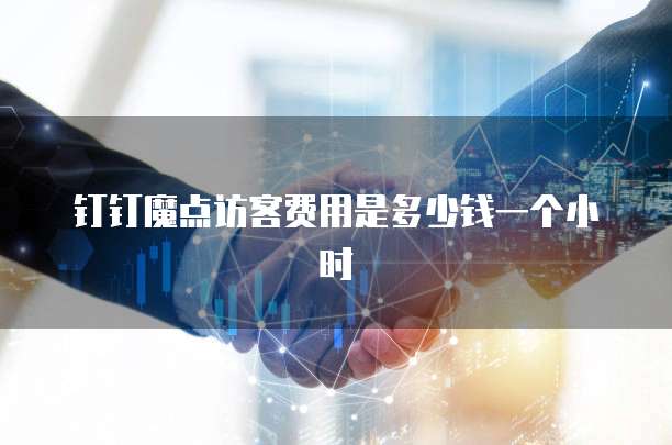 钉钉魔点访客费用是多少钱一个小时