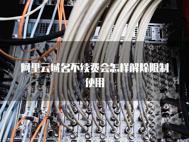 阿里云域名不续费会怎样解除限制使用