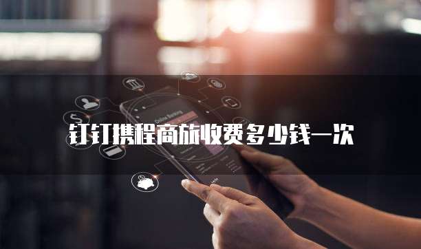 钉钉携程商旅收费多少钱一次