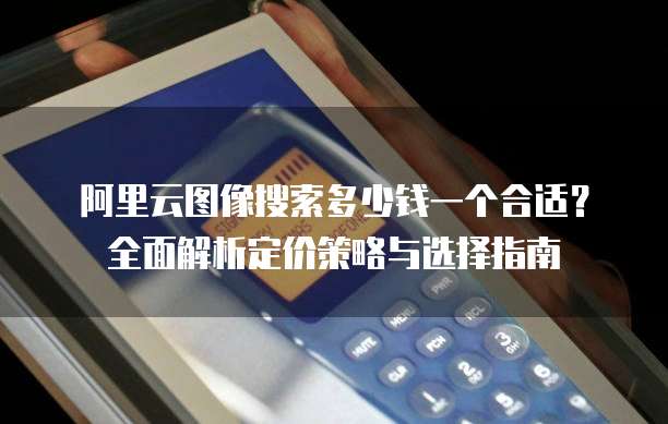 阿里云图像搜索多少钱一个合适?全面解析定价策略与选择指南