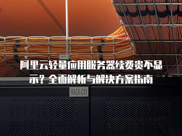 阿里云轻量应用服务器续费贵不显示?全面解析与解决方案指南