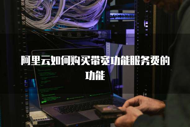 阿里云如何购买带宽功能服务费的功能