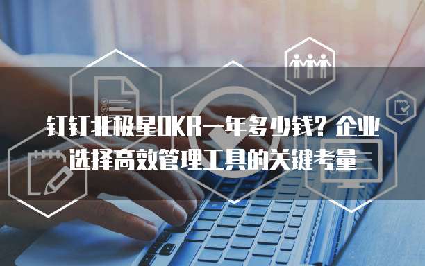 钉钉北极星OKR一年多少钱?企业选择高效管理工具的关键考量