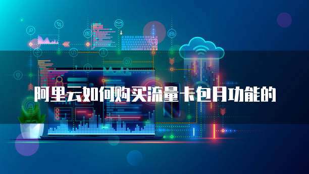阿里云如何购买流量卡包月功能的