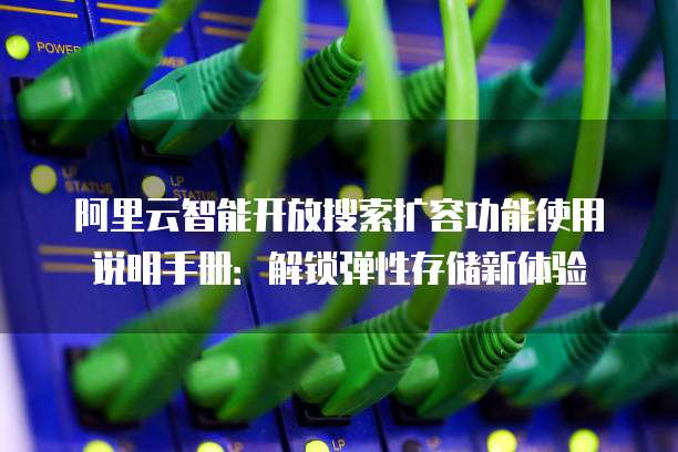 阿里云智能开放搜索扩容功能使用说明手册:解锁弹性存储新体验