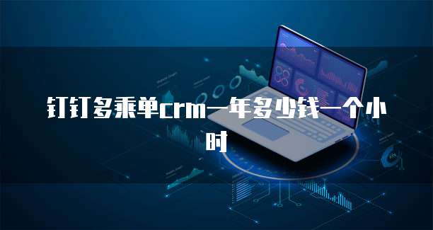 钉钉多乘单crm一年多少钱一个小时