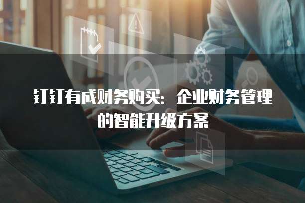 钉钉有成财务购买:企业财务管理的智能升级方案