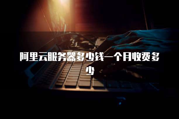 阿里云服务器多少钱一个月收费多少