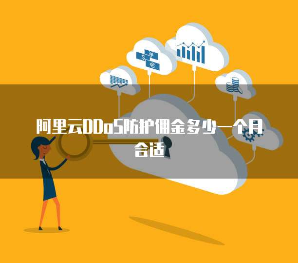 阿里云DDoS防护佣金多少一个月合适
