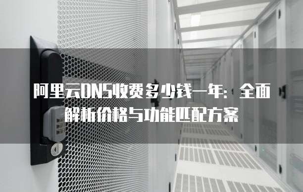 阿里云DNS收费多少钱一年:全面解析价格与功能匹配方案