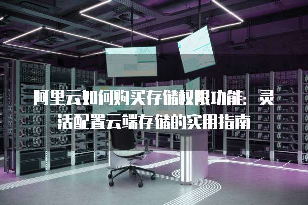 阿里云如何购买存储权限功能:灵活配置云端存储的实用指南