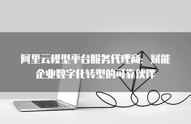 阿里云模型平台服务代理商:赋能企业数字化转型的可靠伙伴