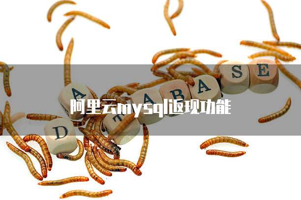 阿里云mysql返现功能