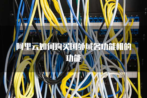 阿里云如何购买国外域名功能机的功能