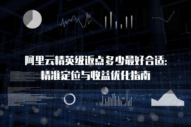 阿里云精英级返点多少最好合适:精准定位与收益优化指南