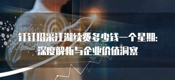 钉钉招采江湖续费多少钱一个星期:深度解析与企业价值洞察