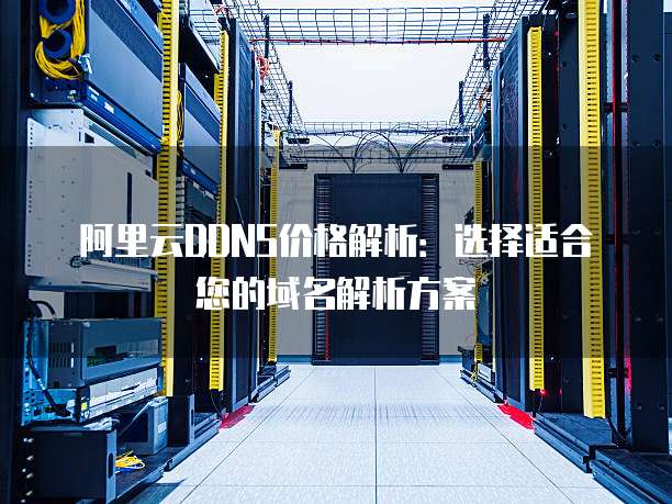 阿里云DDNS价格解析：选择适合您的域名解析方案