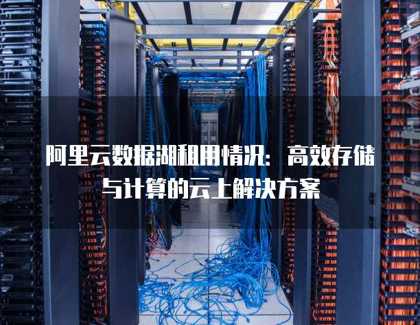 阿里云数据湖租用情况:高效存储与计算的云上解决方案