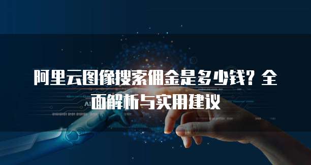 阿里云图像搜索佣金是多少钱?全面解析与实用建议