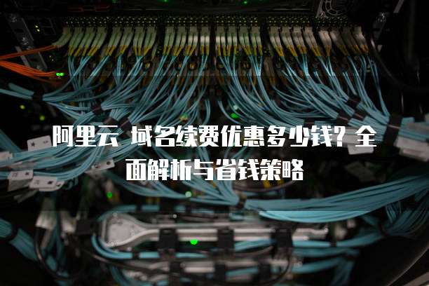 阿里云 域名续费优惠多少钱?全面解析与省钱策略