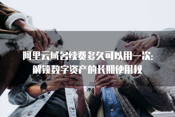 阿里云域名续费多久可以用一次:解锁数字资产的长期使用权