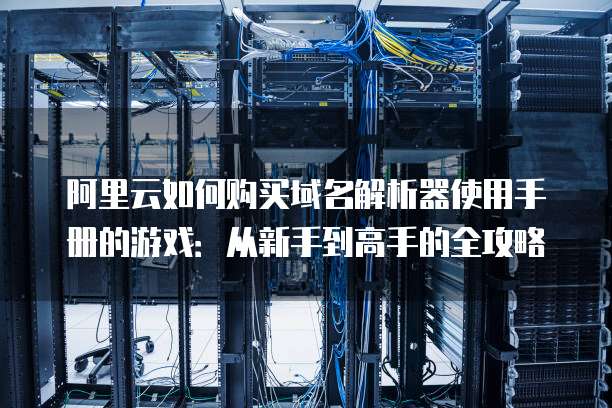 阿里云如何购买域名解析器使用手册的游戏:从新手到高手的全攻略