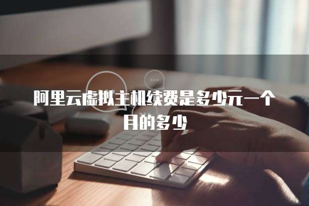 阿里云虚拟主机续费是多少元一个月的多少
