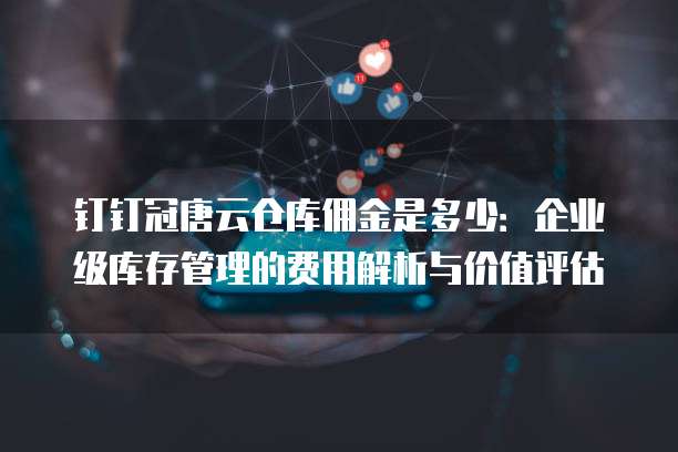 钉钉冠唐云仓库佣金是多少:企业级库存管理的费用解析与价值评估