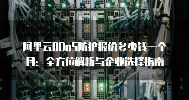 阿里云DDoS防护报价多少钱一个月:全方位解析与企业选择指南