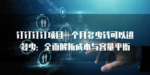 钉钉钉钉项目一个月多少钱可以进多少:全面解析成本与容量平衡