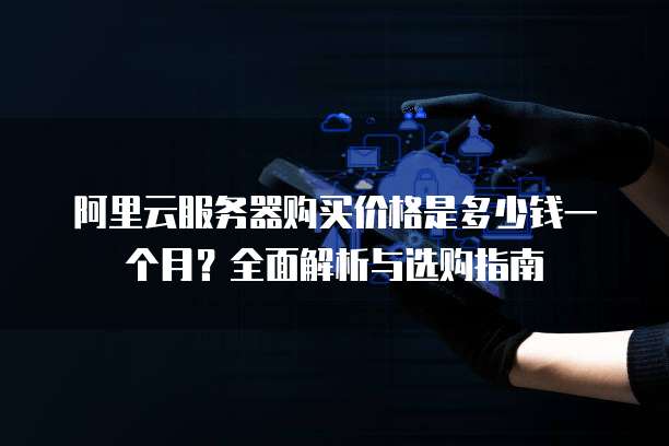 阿里云服务器购买价格是多少钱一个月?全面解析与选购指南