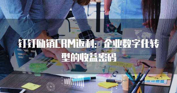 钉钉励销CRM返利：企业数字化转型的收益密码