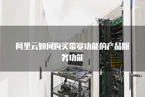 阿里云如何购买带宽功能的产品服务功能
