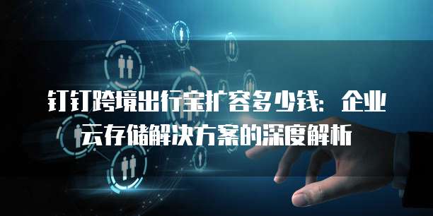 钉钉跨境出行宝扩容多少钱：企业云存储解决方案的深度解析