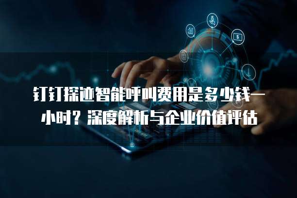 钉钉探迹智能呼叫费用是多少钱一小时？深度解析与企业价值评估