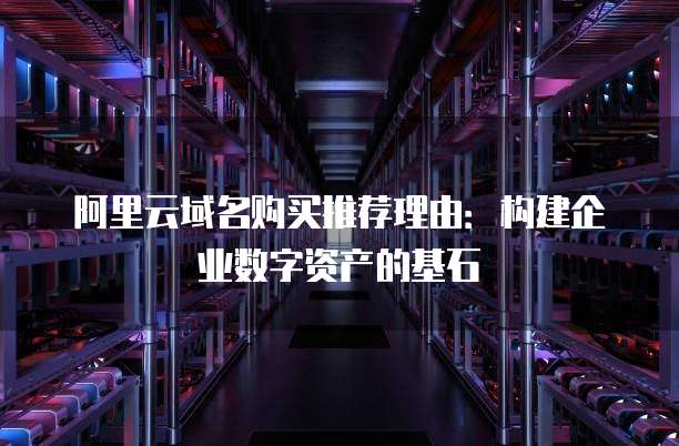 阿里云域名购买推荐理由：构建企业数字资产的基石