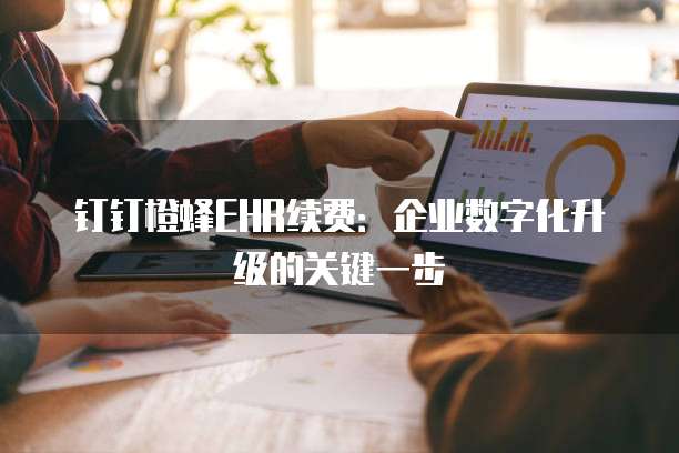 钉钉橙蜂EHR续费:企业数字化升级的关键一步