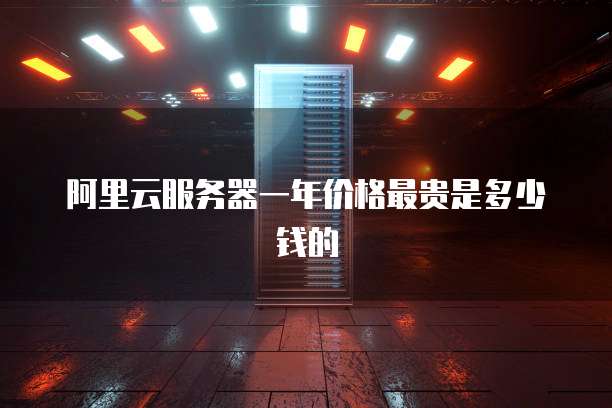 阿里云服务器一年价格最贵是多少钱的