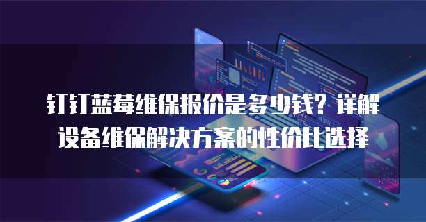 钉钉蓝莓维保报价是多少钱?详解设备维保解决方案的性价比选择