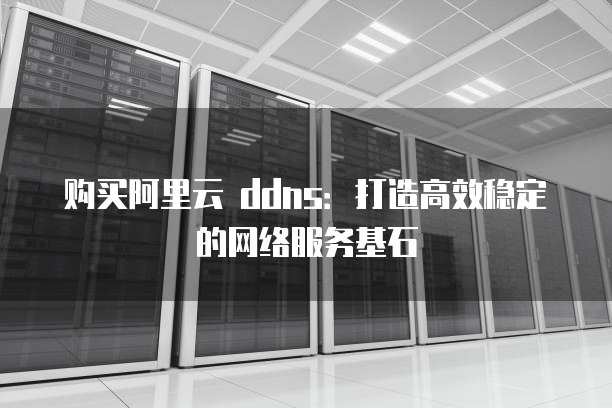 购买阿里云 ddns:打造高效稳定的网络服务基石
