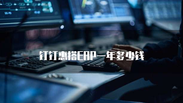钉钉惠搭ERP一年多少钱