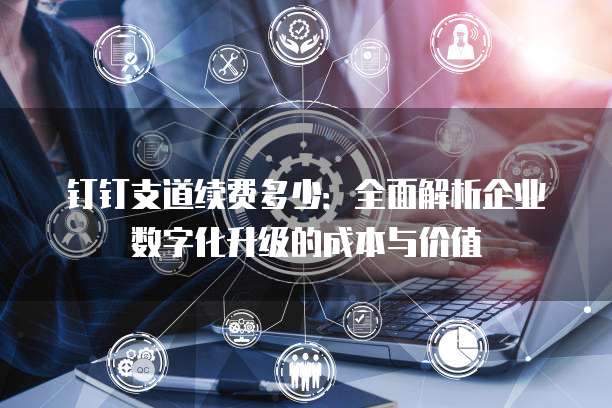 钉钉支道续费多少:全面解析企业数字化升级的成本与价值