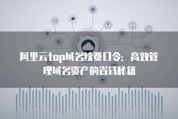 阿里云top域名续费口令：高效管理域名资产的省钱秘籍