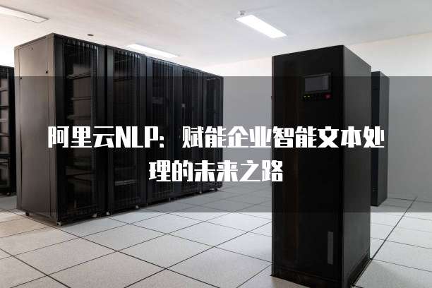 阿里云NLP:赋能企业智能文本处理的未来之路