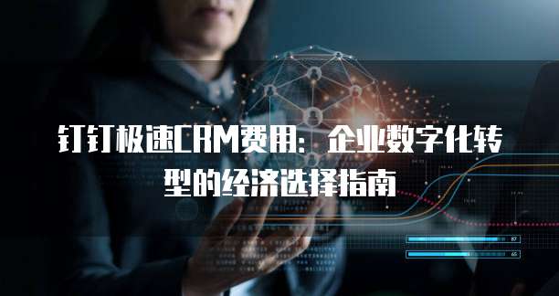 钉钉极速CRM费用:企业数字化转型的经济选择指南