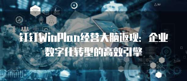 钉钉WinPlan经营大脑返现:企业数字化转型的高效引擎