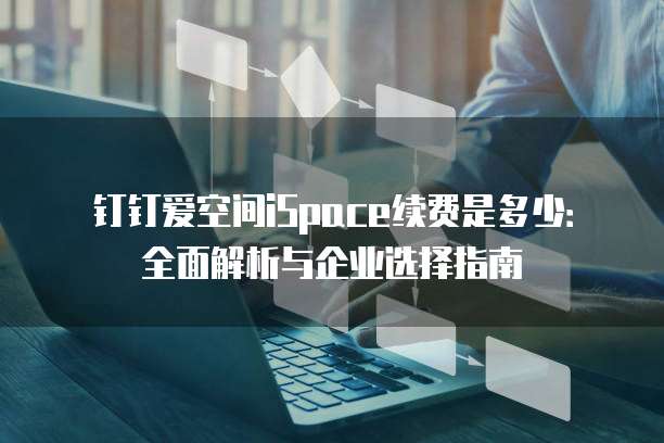 钉钉爱空间iSpace续费是多少:全面解析与企业选择指南
