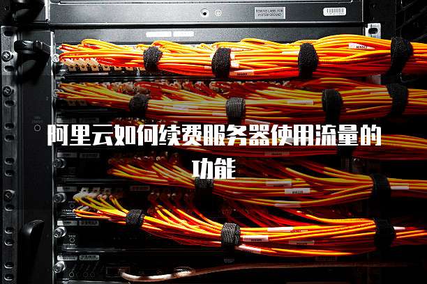 阿里云如何续费服务器使用流量的功能