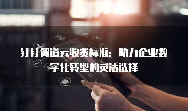 钉钉简道云收费标准：助力企业数字化转型的灵活选择